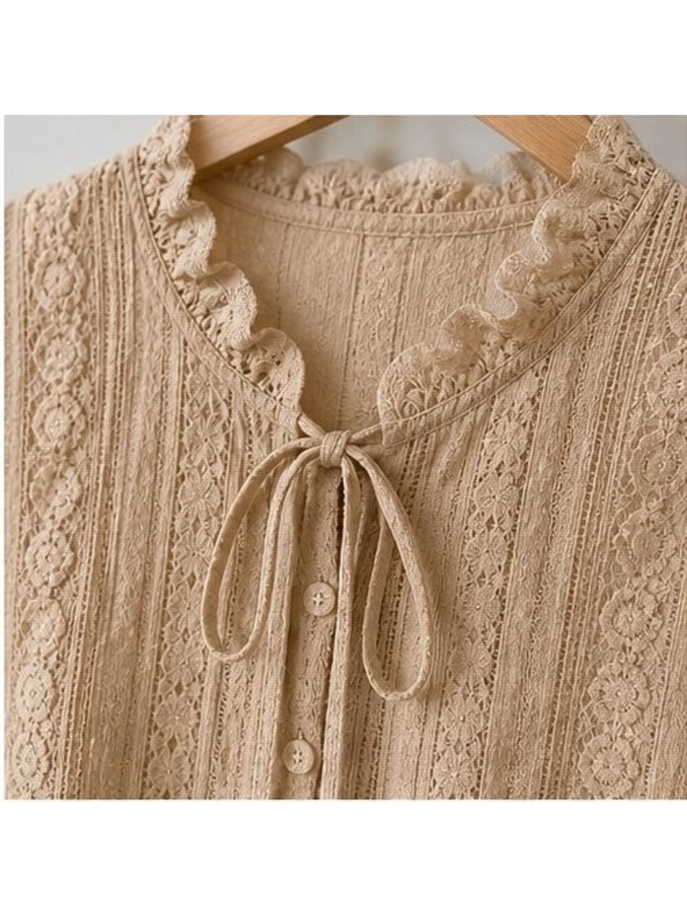 Sand Smocked Top - Picture 4 of 6